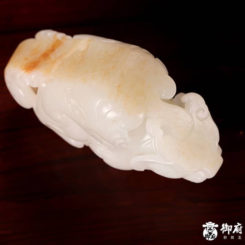 新疆籽料貔貅｜御府和田玉精工瑞兽，招财纳福典藏之作
